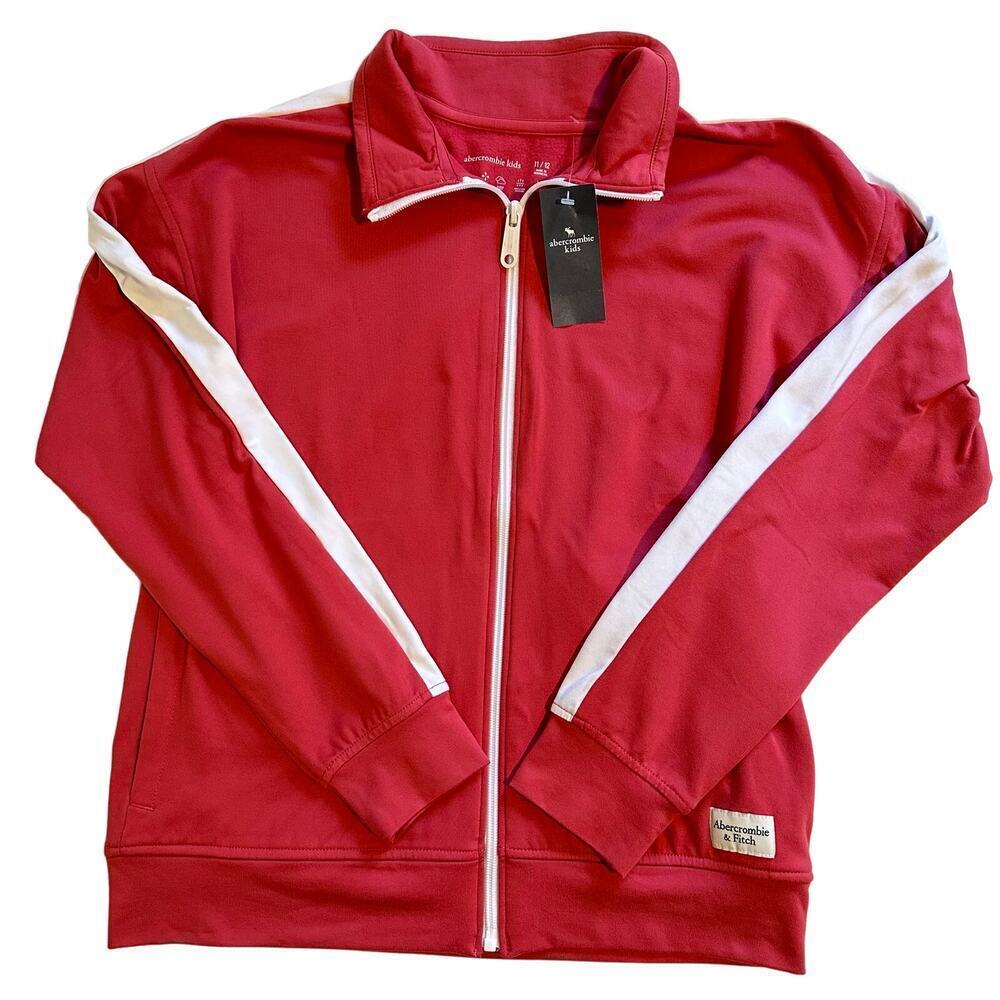NWT Abercrombie Full Zip Track Jacket Kids 11/12